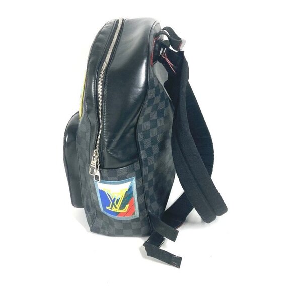 LOUIS VUITTON N40042 Damier Graphite LV Alps Collection Backpack-Bag main image 4